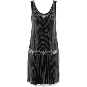 H&M Beaded Flapper Dress